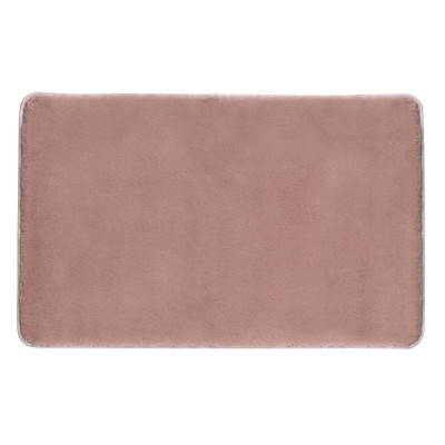 FUZZY kúpeľňová predložka, 50x80 cm, 100% polyester, protisklz, ružová