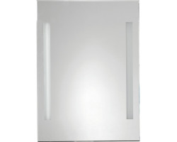 Zrkadlo s LED osvetlením 50x70cm, Tlakový vypínač