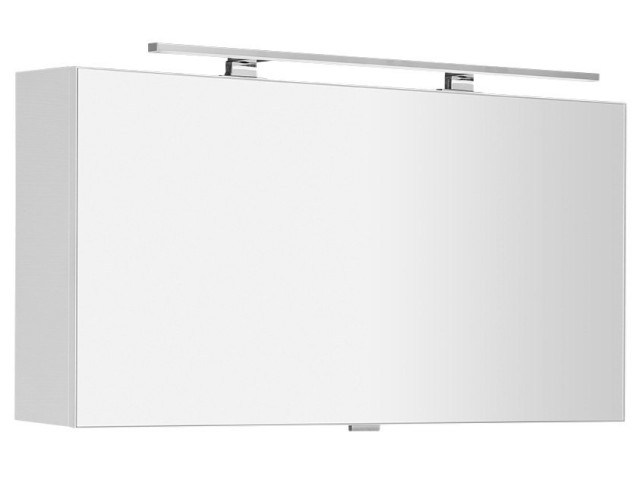 CLOE galerka s LED osvetlením 100x50x18cm, biela (CE100)