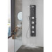 SPIRIT SQUARE termostatický sprchový panel nástenný, 250x1550mm, čierna