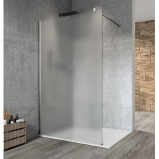 VARIO CHROME jednodílná zástěna k instalaci ke stěně, matné sklo, 1100 mm