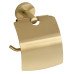 X-ROUND GOLD držiak toaletného papiera s krytom, zlato mat