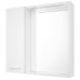 ZOJA/KERAMIA FRESH STRIP galerka s LED osvetlením, 60x60x14cm, ľavá, biela