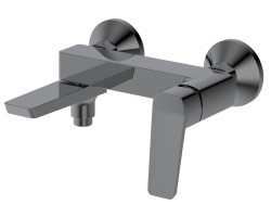FLERY nástenná vaňová/sprchová batéria, otočné rameno, gun metal