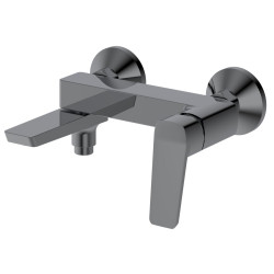 FLERY nástenná vaňová/sprchová batéria, otočné rameno, gun metal