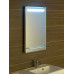 Zrkadlo s LED osvetlením 50x80cm, sklenená polička, Tlakový vypínač