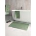 Kúpeľňová rohož FUZZY, 60 x 100 cm, 100 % polyester, protišmyková, zelená