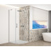 TRINITY CHROME štvrťkruhový sprchový kút 900x900 mm, číre sklo, pravý