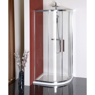 Štvrťkruhová sprchová zástena LUCIS LINE 1200x900 mm, L/R