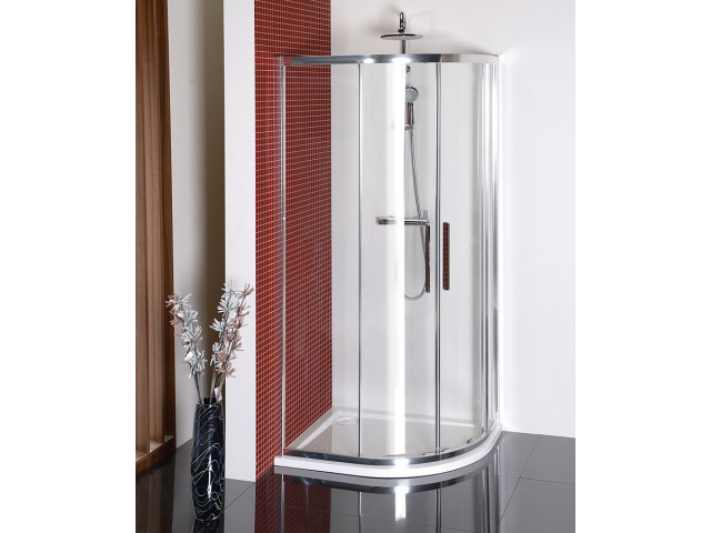 Štvrťkruhová sprchová zástena LUCIS LINE 1200x900 mm, L/R