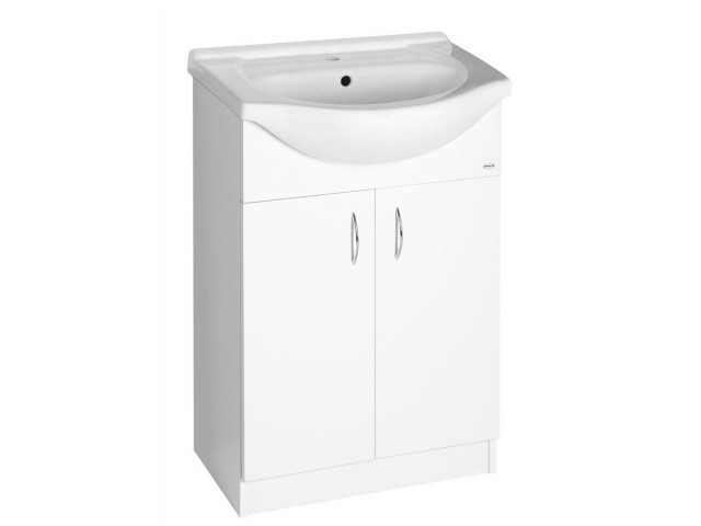 SIMPLEX ECO 60 umývadlová skrinka vrátane umývadla 58,5 × 83,5 × 30,7 cm