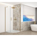 TRINITY GOLD MATT štvrťkruhový sprchový kút 900x900 mm, číre sklo, pravý