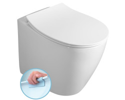 SENTIMENTI stojace WC Rimless, 36x52 cm, biela (SmartFixPlus)