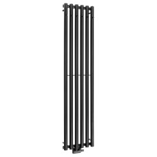 Radiátor PILON 418 x 1800 mm, so šiestimi vešiakmi na uteráky, matná čierna farba Radiátor PILON 418 x 1800 mm, so šiestimi vešiakmi na uteráky, matná čierna farba