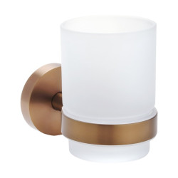 X-ROUND COPPER sklo, mliečne sklo, matná meď