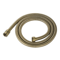 Kovová sprchová hadica POWERFLEX, 150 cm, matná zlatá