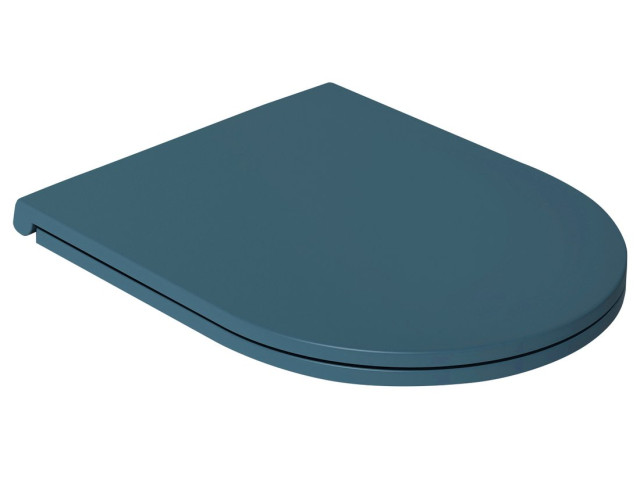 WC sedadlo INFINITY, SLIM, Soft Close, Easy Take, zelená petrol