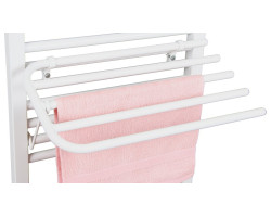 Sušák 4 ručníků na otopná tělesa, univerzální upínání, délka 60cm, bílá