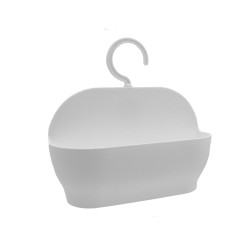 SHARON závesná sprchová polička, plast, biela