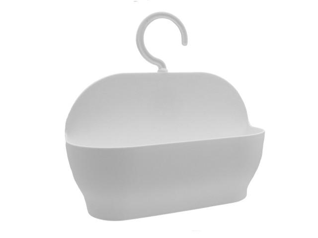 SHARON závesná sprchová polička, plast, biela