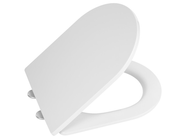 Toaletné sedadlo GERRY, SLIM, Soft Close, Easy Take, biele