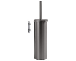 Závesná toaletná kefa FLIP, systém Lift&Clean, farba gun metal