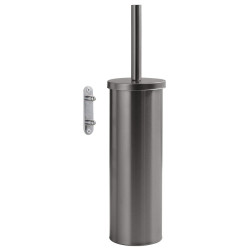 Závesná toaletná kefa FLIP, systém Lift&Clean, farba gun metal Závesná toaletná kefa FLIP, systém Lift&Clean, farba gun metal
