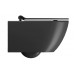 PURA WC závesné, splachovanie SWIRLFLUSH, 55x36 cm, čierna dual-mat