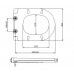 LENA WC sedátko Soft Close, antibakteriálne, duroplast, biela