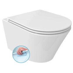 PACO SHORT závesná toaletná misa, bez okraja, 36x47,5 cm, biela PACO SHORT závesná toaletná misa, bez okraja, 36x47,5 cm, biela