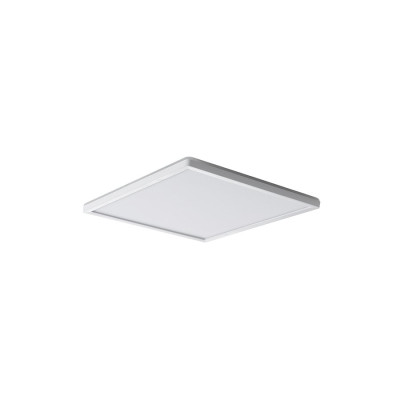 AZPO stropné LED svietidlo, 225x225mm, 12,3W, IP54, biela