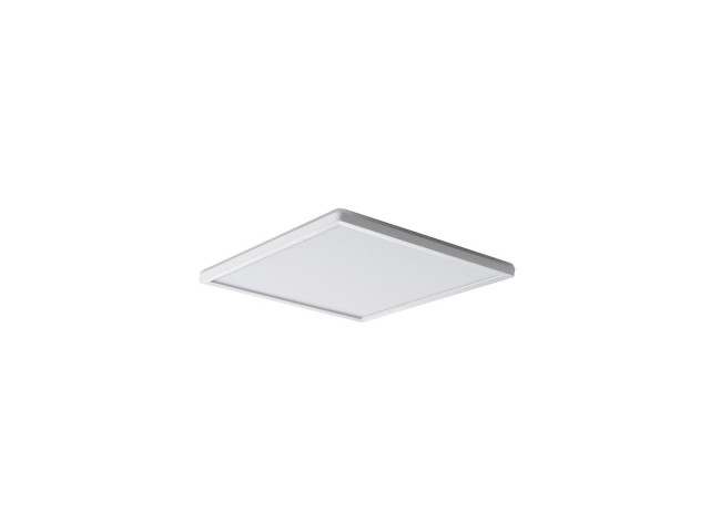 AZPO stropné LED svietidlo, 225x225mm, 12,3W, IP54, biela