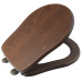 RETRO WC sedadlo Soft Close, orech/bronz