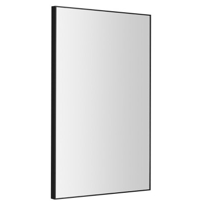 Arowana zrkadlo v ráme 500x800mm, čierna mat
