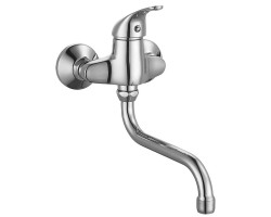 AQUALINE 35 nástenná batéria rozteč 100 mm, ramienko S, 177mm, chróm