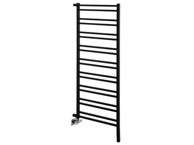 METRO SPACE vykurovacie teleso 550x1430 mm, do priestoru, čierna mat