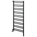 METRO SPACE vykurovacie teleso 550x1430 mm, do priestoru, čierna mat