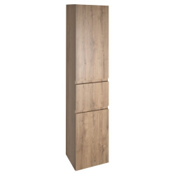 ALTAIR vysoká skrinka s košom 40x184x31cm, ľavá, dub emporio