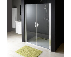 ONE sprchové dvere do niky dvojkrídlové 980-1020 mm, číre sklo, 6 mm
