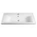SAVA 90 keramické umývadlo na montáž do skrinky 90 x 46 cm, biele