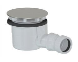 Kúpeľňový sifón, priemer 90 mm, DN40, uzáver z nehrdzavejúcej ocele