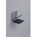 GELCO sklopné sedadlo do sprchovacieho kúta 32,5x32,5 cm, tmavo šedá
