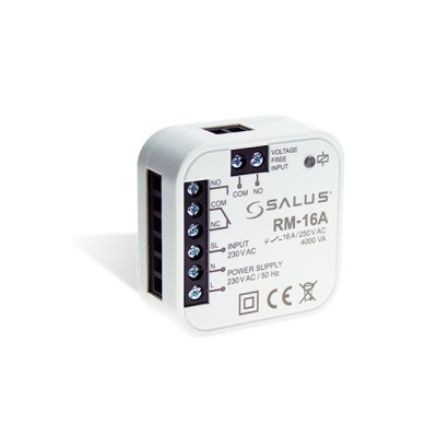 SALUS RM-16A - Pomocný reléový modul