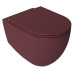 INFINITY WC sedátko, SLIM, odnímateľné, Soft Close, maroon red