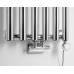 Radiátor PILON 418x1800mm, so šiestimi vešiakmi na uteráky, chróm