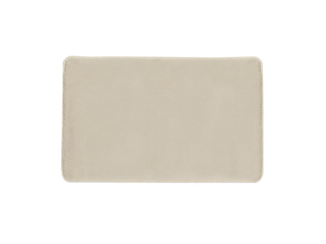 Kúpeľňová rohož FUZZY, 60 x 100 cm, 100 % polyester, protišmyková, tortora