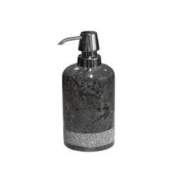 Dávkovač mydla POSH na stojan, mramorový, sivý