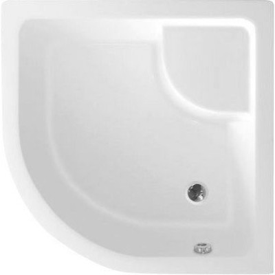 Sprchová vanička akrylátová, štvrťkruh 80x80x28cm vrátane nožičiek, R550