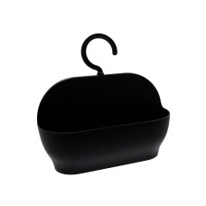 SHARON závesná sprchová polička, plast, čierna