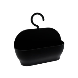 SHARON závesná sprchová polička, plast, čierna